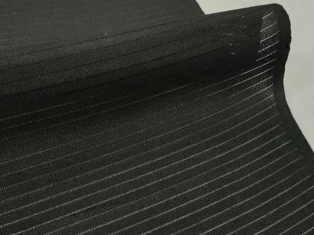 平和屋着物▼和装小物 端切れ ハギレ 夏物 黒紋付 黒生地 解き反物 絽 リメイク生地 材料 正絹 逸品 DABD7940zzz