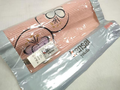 平和屋着物＊夏物 世界的ファッションデザイナー 山本寛斎 kansaiブランド 浴衣 反物 着尺 花丸文 綿 逸品 未使用 DABD7970zzz