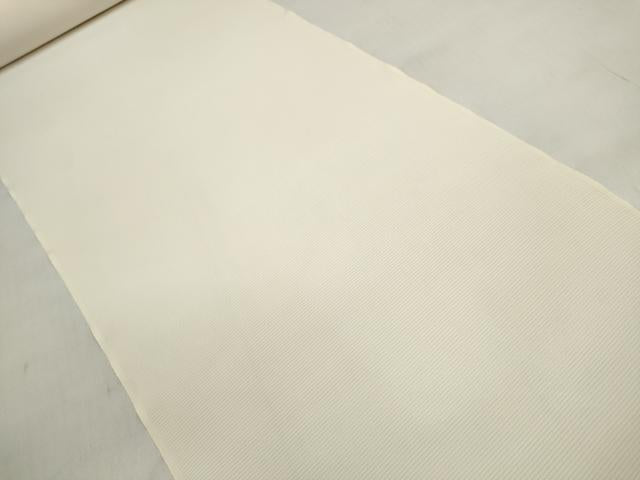 平和屋着物＊夏物　白生地　反物　着尺　駒絽　生成り色　逸品　未使用　DABD7975zzz