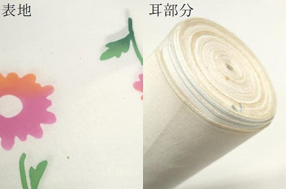 平和屋着物＊夏物　竺仙鑑製　浴衣　反物　着尺　草花文　証紙付き　綿　逸品　未使用　DABD8002zzz