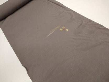 平和屋着物＊夏物　付下げ　反物　着尺　絽　竹屋町刺繍　色紙散らし　金糸　逸品　未使用　DABD8017zzz