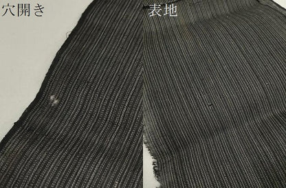 平和屋着物＊夏物　上布　解き反物　着尺　縞　裁断済　麻　逸品　DABD8023zzz