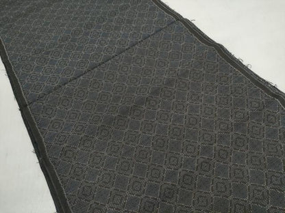 平和屋着物▼本場大島紬　反物　着尺　菱繋ぎ　逸品　未使用　DABD8080zzz