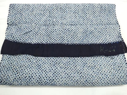 平和屋着物＊夏物　有松鳴海絞り　男性　浴衣　反物　着尺　三浦絞り　キングサイズ　綿　逸品　未使用　DABD8086zzz