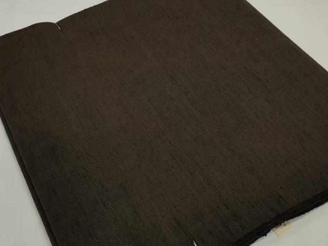 平和屋着物●男性 京都の和装業の老舗一門 千切屋 六條ゆきやま紬 反物　着尺　アンサンブル　赤墨色　タグ付　逸品　未使用　DABD8093zzz