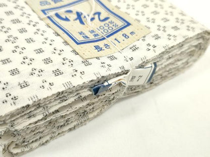 平和屋着物＊夏物　いたこ上布　反物　着尺　絣文様　綿麻　未使用　DABD8124zzz