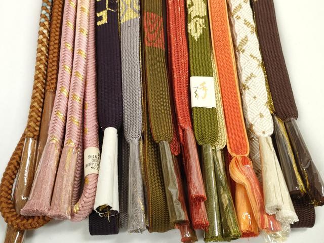 平和屋着物●和装小物　帯締10本セット　礼装用　手組　高麗組　奈良組　金糸　逸品　未使用　DABD8139zzz