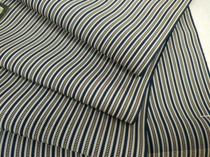 平和屋着物●男性　創業100年　毘龍織　安部吉　袴　反物　着尺　葉がくれ　縞　逸品　未使用　DABD8190zzz