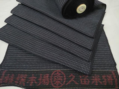 平和屋着物●久留米絣　反物　着尺　アンサンブル　絣文様　綿　逸品　未使用　DABD8220zzz
