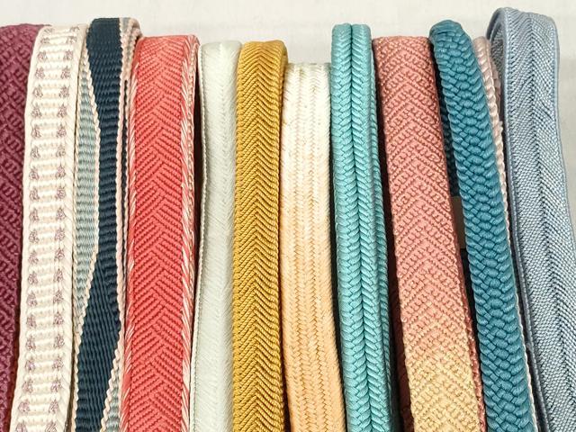 平和屋着物●和装小物　帯締め20本セット　高麗組　笹浪組　鴨川組　大和組　冠組　金糸　逸品　DABD8298zzz