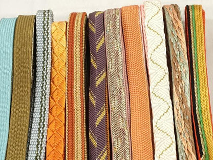 平和屋着物●和装小物　帯締め20本セット　手組　刺繍　高麗組　笹浪組　観世組　冠組　金糸　逸品　DABD8300zzz