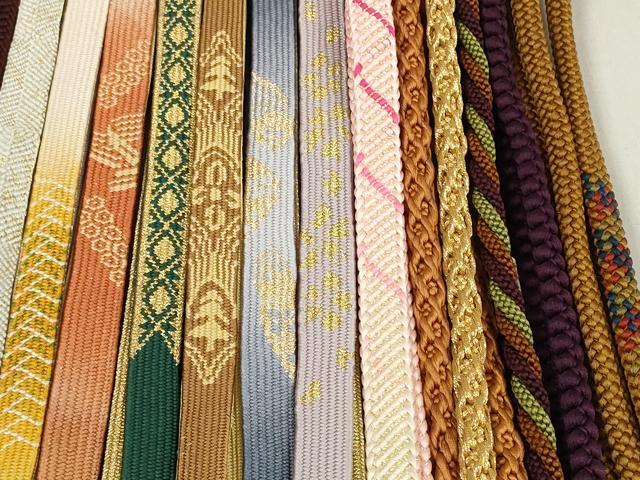 平和屋着物●和装小物　帯締め20本セット　高麗組　奈良組　大和組　御岳組　冠組　角八つ組　金糸　逸品　DABD8307zzz
