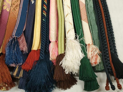 平和屋着物●和装小物　帯締め20本セット　高麗組　観世組　唐組　冠組　大和組　金糸　逸品　DABD8312zzz