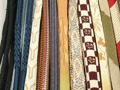 平和屋着物●和装小物　帯締め20本セット　あわじ玉 小田巻　高麗組 笹浪組　唐組 冠組　大和組　変わり貝ノ口組　金糸　逸品　DABD8314zzz