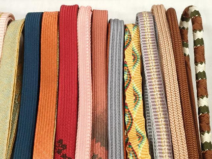 平和屋着物●和装小物　帯締め20本セット　高麗組　笹浪組　畝組　唐組　冠組　鎌倉組　大和組　金銀糸　逸品　DABD8315zzz