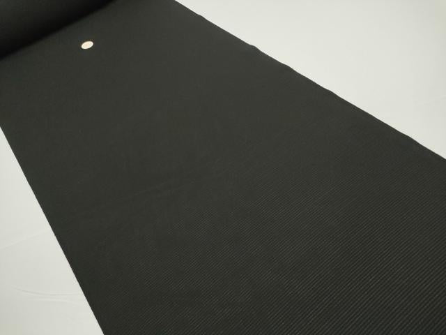平和屋着物＊夏物　黒紋付　黒反物　着尺　絽　草木染　甲州黒　逸品　未使用　DABD8425zzz