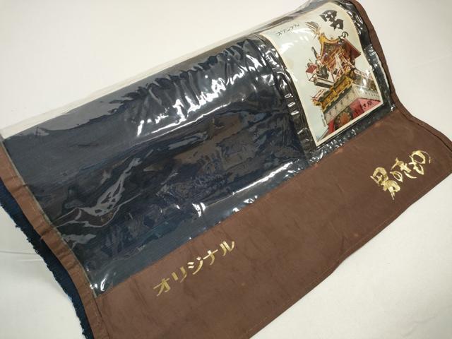 平和屋着物▼男性　小紋　反物　着尺　霞文　三越扱い　未使用　DABD8447zzz