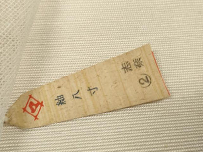 平和屋着物●西陣　名古屋帯　帯反物　紬地　枝花文　証紙付き　逸品　未使用　DABD8473zzz