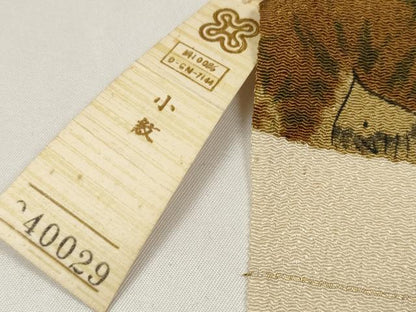 平和屋着物●小紋　反物　着尺　辻が花　鬼しぼ縮緬　逸品　未使用　DABD8479zzz
