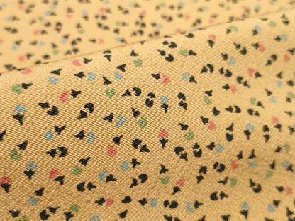 平和屋着物●江戸小紋　反物　着尺　東京染　茄子 ナス　成り物　逸品　未使用　DABD8485zzz