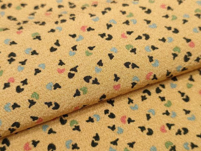 平和屋着物●江戸小紋　反物　着尺　東京染　茄子 ナス　成り物　逸品　未使用　DABD8485zzz