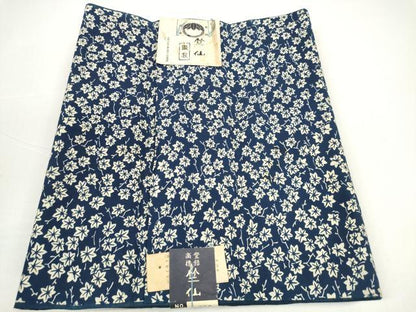 平和屋着物＊夏物　竺仙鑑製　浴衣　反物　着尺　楓尽くし　証紙付き　綿　逸品　未使用　DABD8502zzz