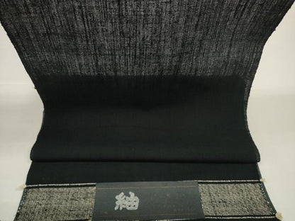平和屋着物＊夏物　男性　紬　反物　着尺　百入茶色　川幡織物謹製　逸品　未使用　DABD8504zzz