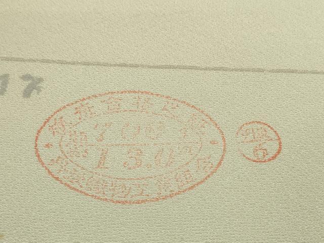平和屋着物●小紋　反物　着尺　花散らし　逸品　未使用　DABD8512zzz