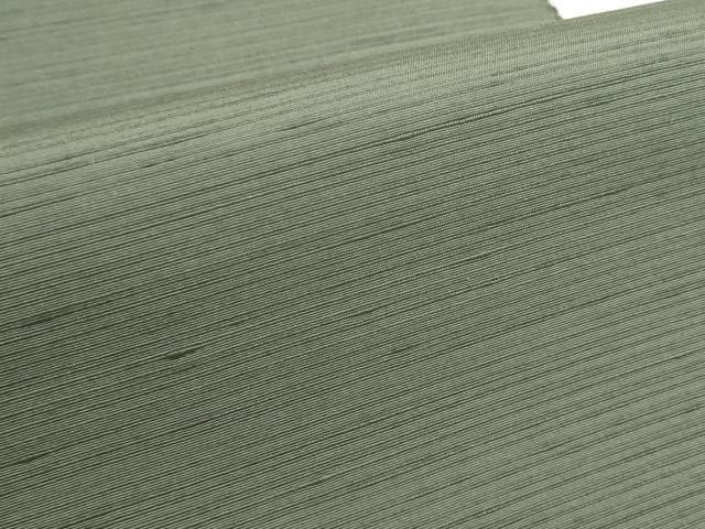 平和屋着物●男性　新田工房謹製　米沢　袴　反物　着尺　紬地　芳雅織　青橡色　逸品　未使用　DABD8522zzz