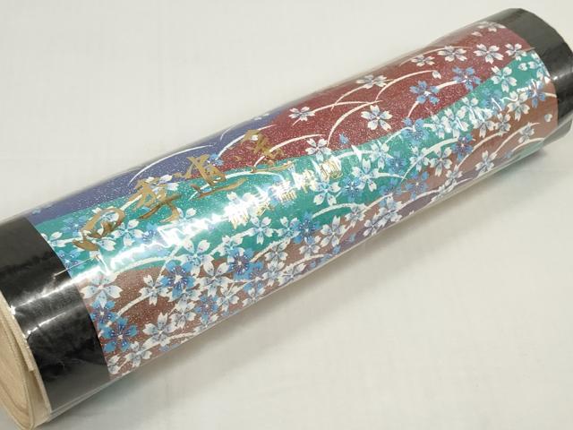 平和屋着物●長襦袢　反物　着尺　花丸文　逸品　未使用　DABD8546zzz