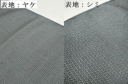 平和屋着物●男性　本塩沢　反物　着尺　110亀甲　総詰め　酒井織物謹製　証紙付き　逸品　未使用　DABD8558zzz