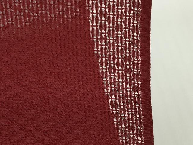 平和屋着物▽羽織・コート　反物　羽尺　スリーシーズン　春夏秋　塵除け　紗　葡萄茶色　逸品　未使用　DABD8586zzz