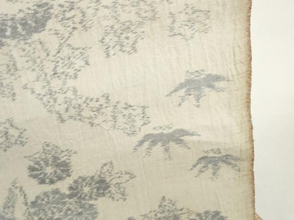 平和屋着物＊夏物　小千谷ちぢみ　反物　着尺　手織　籬花文　麻　逸品　未使用　DABD8604zzz