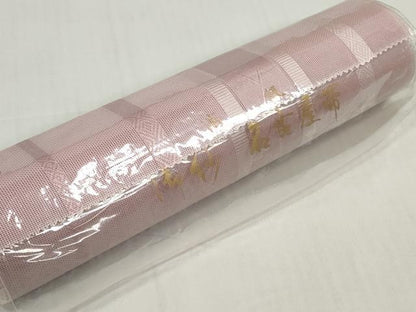 平和屋着物＊夏物　名古屋帯　帯反物　献上　撫子色　未使用　DABD8627zzz
