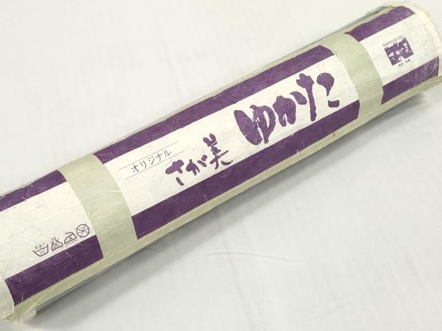 平和屋着物＊夏物　浴衣　反物　着尺　東京本染　注染　蝶々　さが美扱い　綿　逸品　未使用　DABD8657zzz