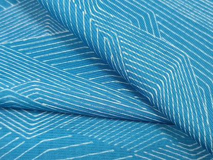 平和屋着物＊夏物　小紋　反物　着尺　駒絽　抽象文様　東レシルック　洗える着物　未使用　DABD8686zzz
