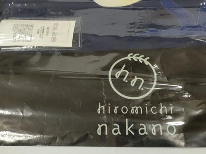平和屋着物＊夏物 ファッションブランド hiromichi nakano ヒロミチナカノ 浴衣 反物 着尺 月に鳥 証紙付き 綿 逸品　未使用　DABD8692zzz