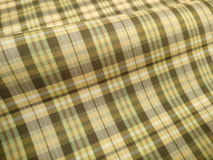 平和屋着物▽西陣 千切屋 羽織・コート 雨コート 反物 羽尺 スリーシーズン 春夏秋 塵除け 功趣織 格子 防水 逸品 未使用 DABD8708zzz