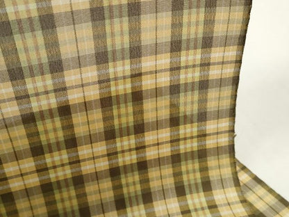 平和屋着物▽西陣 千切屋 羽織・コート 雨コート 反物 羽尺 スリーシーズン 春夏秋 塵除け 功趣織 格子 防水 逸品 未使用 DABD8708zzz