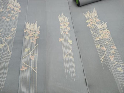 平和屋着物＊夏物　付下げ　反物　着尺　駒絽　萩　逸品　未使用　DABD8716zzz