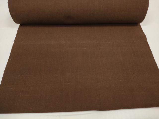 平和屋着物＊夏物　紗紬　反物　着尺　鉄黒色　逸品　未使用　DABD8727zzz