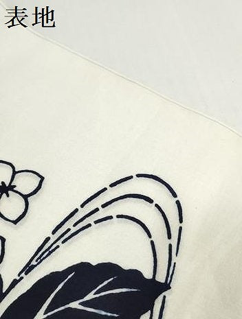 平和屋着物＊夏物　竺仙鑑製　浴衣　反物　着尺　流水に紫陽花　証紙付き　綿　逸品　未使用　DABD8746zzz