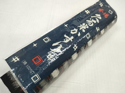 平和屋着物●久留米絣　反物　着尺　亀甲文　綿　逸品　未使用　DABD8768zzz