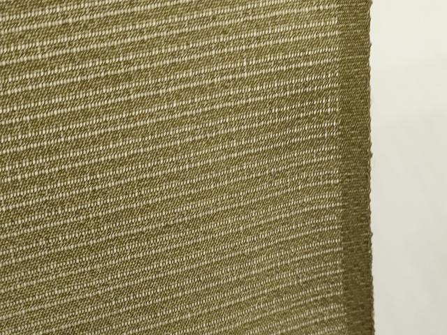平和屋着物＊夏物　色無地　反物　着尺　絽縮緬　八掛付き　彩の花 草木特殊堅牢染　媚茶色　逸品　未使用　DABD8805zzz