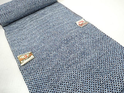 平和屋着物＊夏物　浴衣　反物　着尺　リップル生地　堅牢染　天の川絞り　綿　未使用　DABD8808zzz
