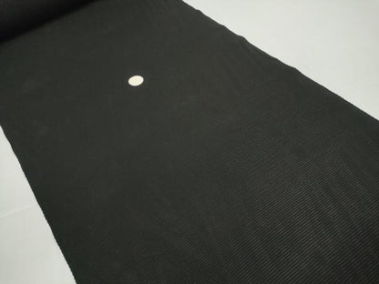 平和屋着物＊夏物　黒紋付　黒反物　着尺　絽　深泥黒　逸品　未使用　DABD8814zzz