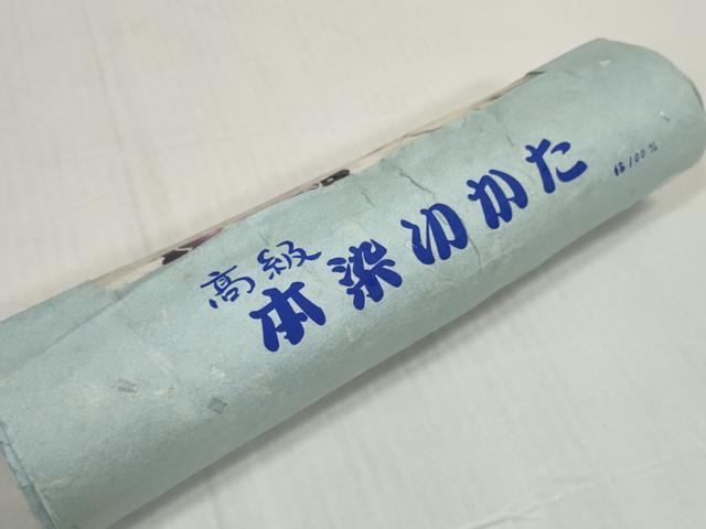 平和屋着物＊夏物　浴衣　反物　着尺　注染　亀甲花文　綿　逸品　未使用　DABD8819zzz