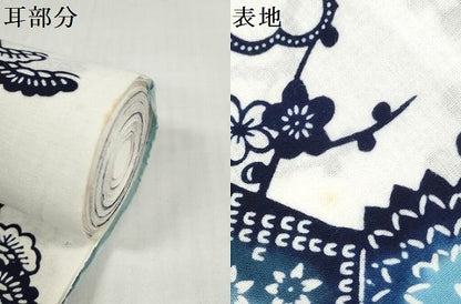 平和屋着物＊夏物　浴衣　反物　着尺　注染　亀甲花文　綿　逸品　未使用　DABD8819zzz
