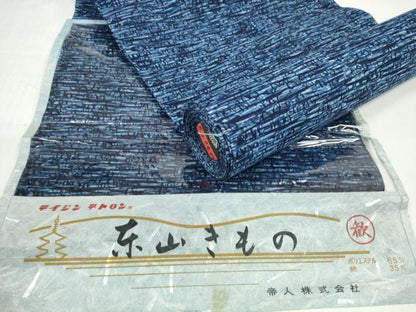 平和屋着物＊夏物　小紋・浴衣兼用　反物　着尺　抽象文様　未使用　DABD8821zzz