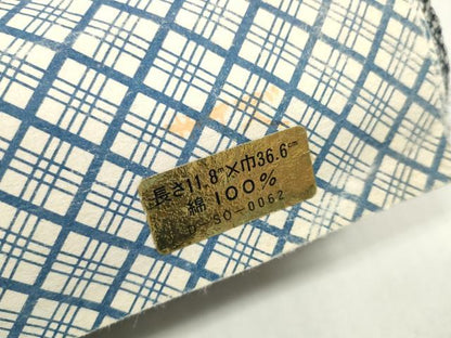 平和屋着物＊夏物　浴衣　反物　着尺　花繋ぎ　綿　逸品　未使用　DABD8843zzz